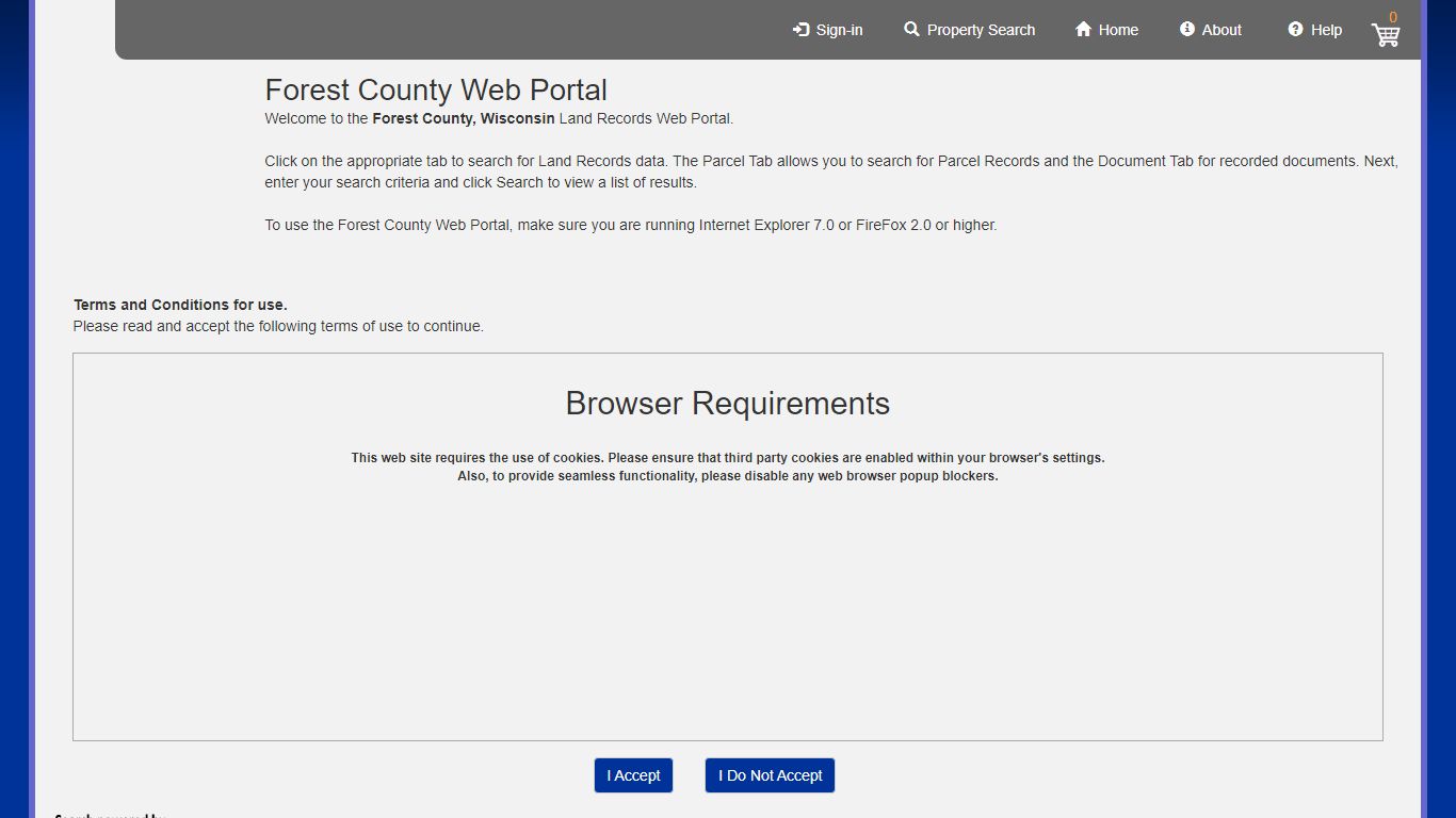 Forest County Web Portal